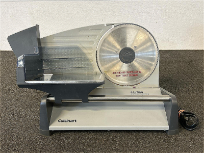 Cuisinart Meat Slicer- Powers On and Works