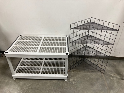 (2) Storage Shelves