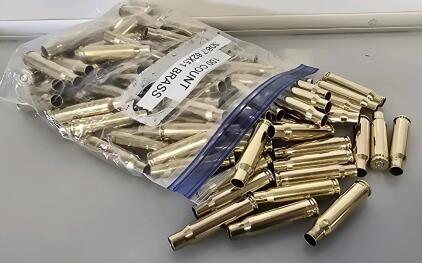(100) Count .308/7.62x51 Brass