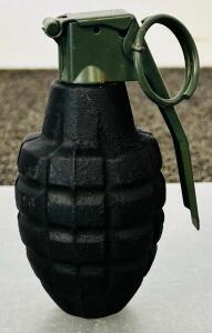 Inert Pineapple Practice Fragmentation Grenade Marked "RFX"