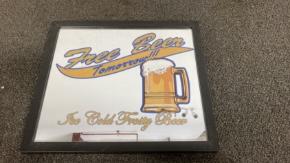 "Free Beer" Hanging Decor