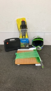 Gun Case, Helmet, Paper Cutter & More