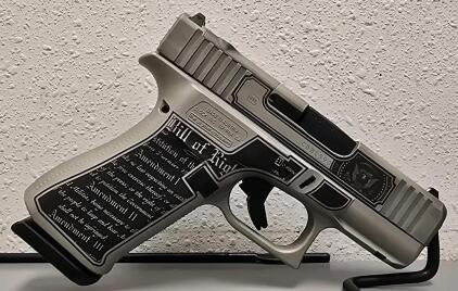 Glock 43x Handgun, Donald Trump 45th President Custom, Serial CDBC590