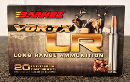 Box Of Barnes Vor-TX Long Range 6.5 Creedmoor 127 Gr. LRX
