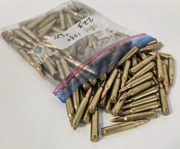 (100+) .223 55gr Ammunition