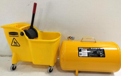 W10011 11 Gallon Portable Air Tank, Rubbermaid Mop Bucket
