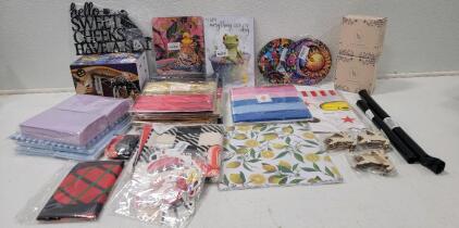 Party Supply and Home Decor Lot Halloween, Valentines Christmas and more