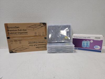 (1) Premium Pull-Out Cabinet Organizer (1) Flying Insect Trap Refill