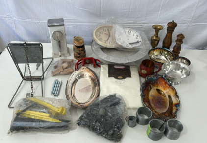 (1)Vintage Ice-O-Matic (1)Animal Trap (2)Wooden Pepper Crackers & More