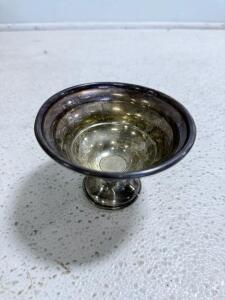 Vintage Antique Sterling Silver Candy Dish