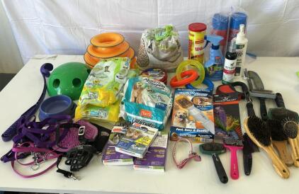 Assortment Of Dog And Cat Items