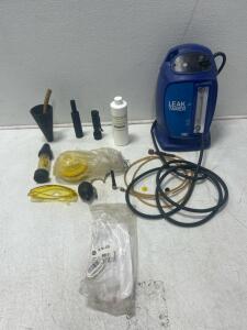 (1) Leake tamer leak detection System (1) Flashlight (1) Block Tester and more