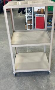 (1) 30&rdquo;x 25&rdquo;x 54&rdquo; Utility shelf