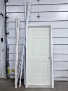 (1) 6 panel door & Assorted Trim Pieces