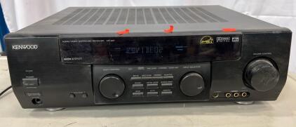 Kenwood Audio Video Surround Receiver VR -407 Turns On Unable to test functionality..Please check Photos and In Person Location (Liveroom)
