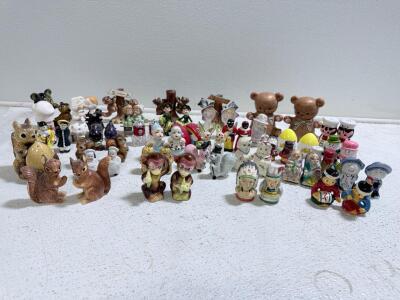 Large Assortment Of Salt & Pepper Shakers
