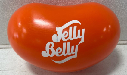 (1) 20&rdquo;x 6&rdquo; Orange Jelly Belly Hanging Store Decoration