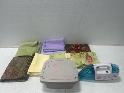 (1) Suncast Hose Hangout Hose Hanger (1) Bissell Spotlifter Shampoo pet vacuum and more