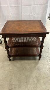 A 28&rdquo;W X 22&rdquo; D X 25&rdquo;H Bamboo accent Table (Liveroom)