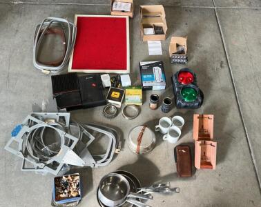 <br/> (2)Pair Of 505 LED White, Amber lights , Digital Alarm Clock, & More