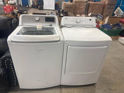 LG Top Load Washing Machine & LG Front Load Dryer