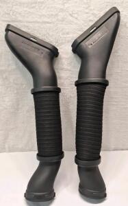 (1) Left & Right Air Cleaner Inlet Hose For Mercedes Benz GL450/GL550/GL63/GLE63/GLS550/GLS63/ML550/ML63/W166, Plastic Black