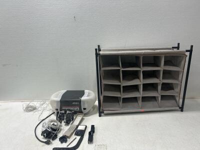 Lifemaster Garage opener (1) 18 Slot fabric storage cubby