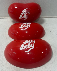 (2) 20&rdquo;x 6&rdquo; Red Jelly Belly Hanging Store Decoration