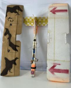 (1) RC Airplane Crash Test Hobby 6&rsquo; Wingspan With Camera And Extra Wing