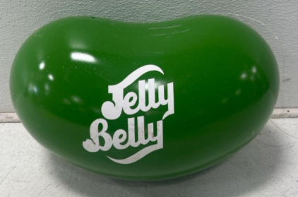 (1) 20&rdquo;x 6&rdquo; Green Jelly Belly Hanging Store Decoration