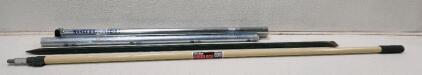 (3) Park & Sun Sports Bars (1) Wooster Sherlock Extension Pole (1) Heavy Duty Metal Tool