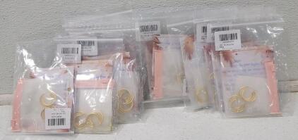 (14) Gold Earrings for Christmas, Mother's Day, Valentines Gifts