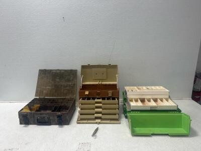 (2) Umco tackle boxes (1) Plano Tackle box