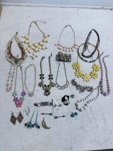 Large Assortment Of Costume Jewelry