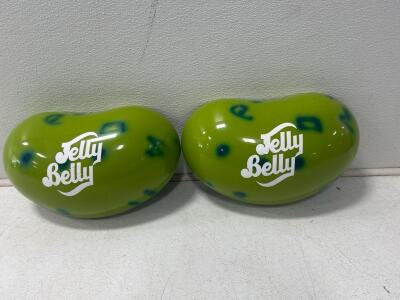 (1) 20&rdquo;x 6&rdquo; Green Jelly Belly Hanging Store Decoration