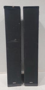 (2) Definitive Technology BP9060 High Performance Home Theater Tower Speaker, 38" x 11" x 7"