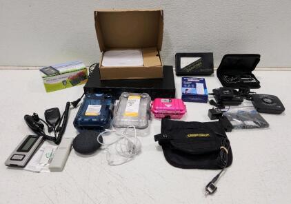 (1) Pyle Bluetooth Home Theater Amplifier (1) BN-LINK Digital Heat Mat Thermostat Controller (1) Google Nest Mini Smart Speaker And More