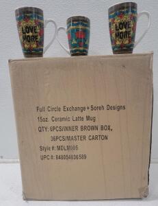 (36) 15oz. Ceramic Coffee Mugs