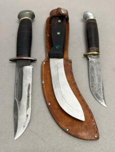 Vintage Fixed Blade Knives - PAL 36, Forschner Victorinox, Western