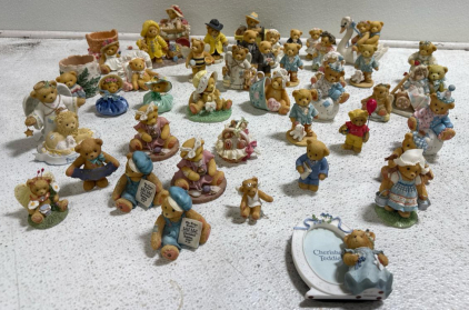 Large Assortment Of Cherished Teddies Collectables