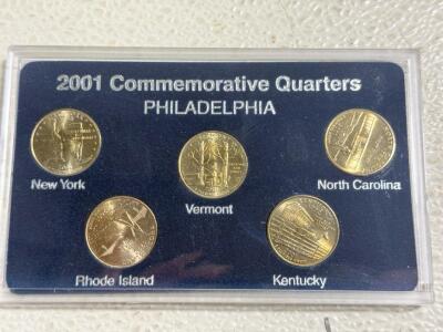 2001 Commemorative Quarters- Philadelphia