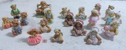 Assorted Halloween, Easter, & Valentines Day, & Saint Patricks Day Cherished Teddies - Boxes Not Included