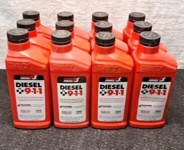 (12) 32-OZ Bottles Of Diesel 911 Winter Additive