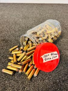 (120+ Rnds) Of 44 Mag 200 Gr. JHP