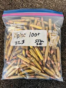 (100+ Rnds) Of .223 55 Gr. SPT Ammunition