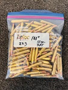 (100+ Rnds) Of .223 55 Gr. SPT Ammunition