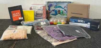 Home Goods Including Couch Cushion Covers, Clothes, Toys & More