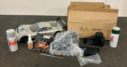 (1) HPI Nitro RS4 3 Drift RC Car, (1) R/C Body, And More