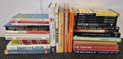 How To Be Great Books! How To Write For TV, How To Write A Good Novel, Success Motivation, Social Media Metrics, Beyond Viral And Many More!