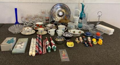 Glassware, Tea Cups, Candles, Decor And More